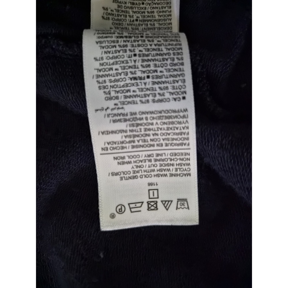 Athleta Pranayama Restore Rib Wrap 3X Dark Navy Blue Tencel Modal Cardigan Soft - Picture 10 of 10